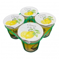 Yaourt chèvre citron x 4