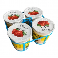 Yaourt chèvre fraise x 4