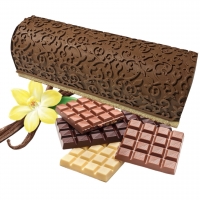 Bûche Chocolat / Vanille