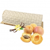 Bûche Vanille / Abricot